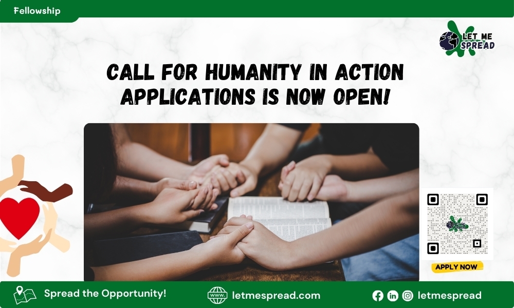 Call for Humanity in Action Applications for our 2025 Fellowships